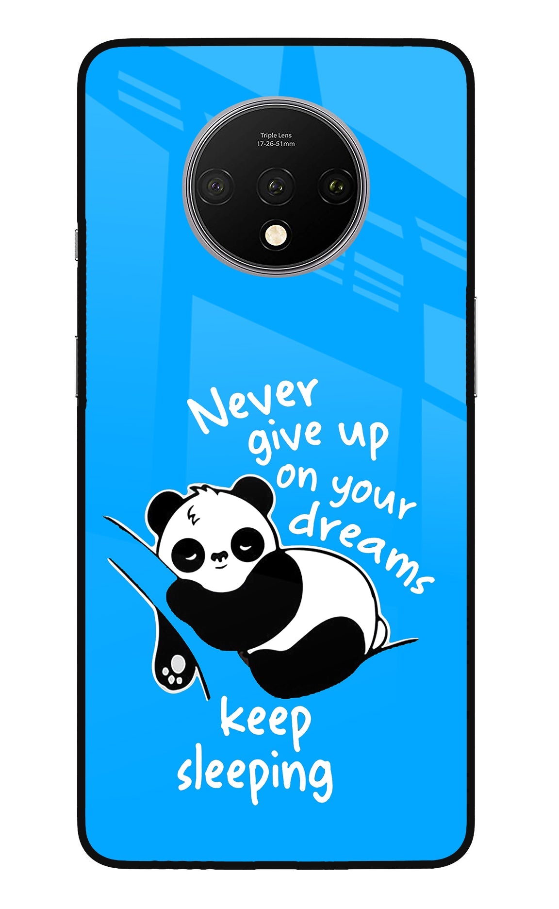 Keep Sleeping Oneplus 7T Glass Case