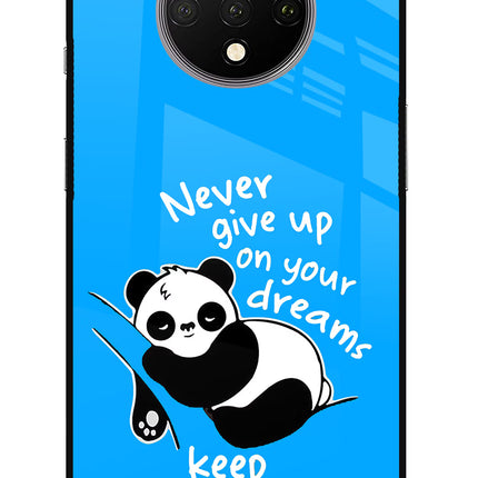 Keep Sleeping Oneplus 7T Glass Case