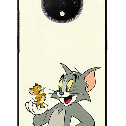Tom & Jerry Oneplus 7T Glass Case