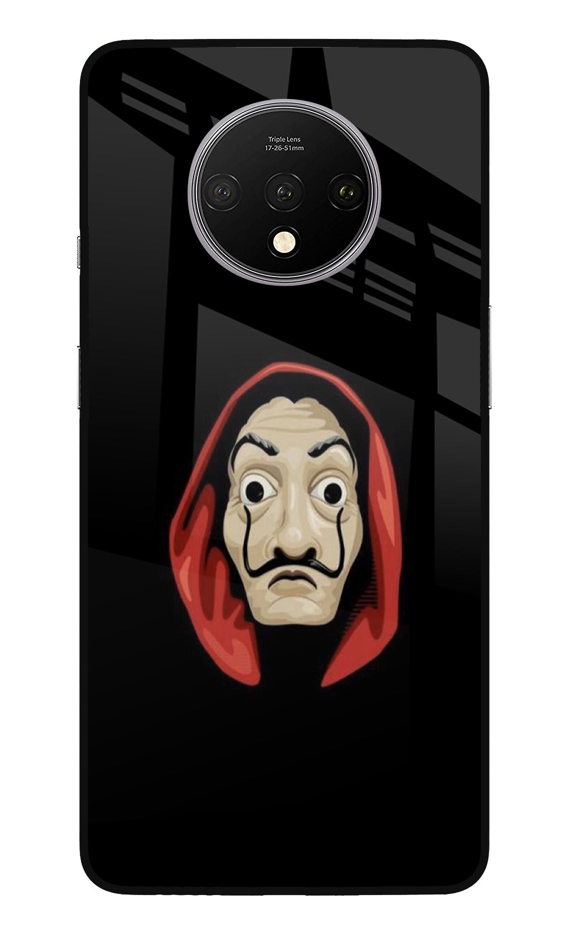 Money Heist Oneplus 7T Glass Case