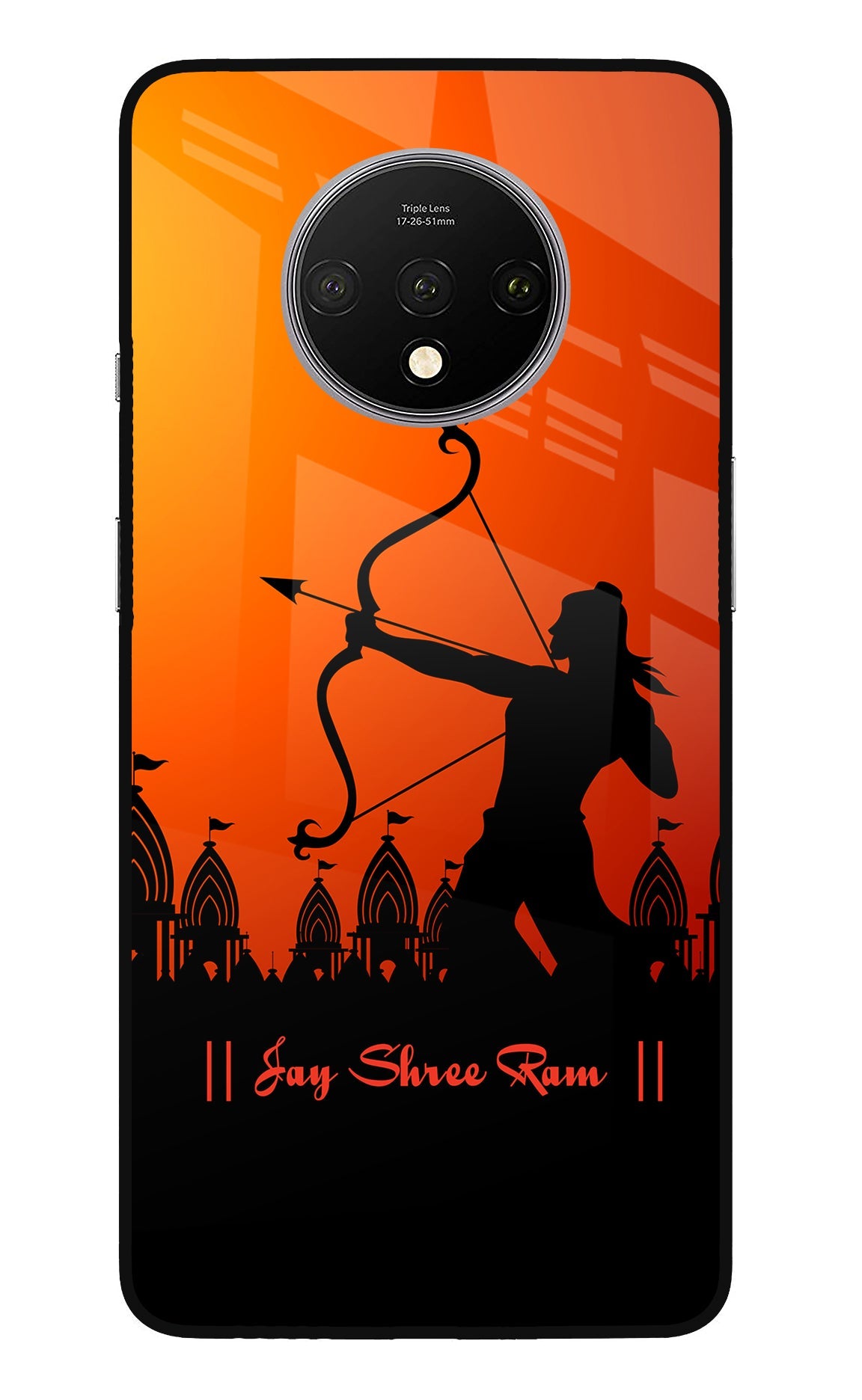 Lord Ram - 4 Oneplus 7T Glass Case