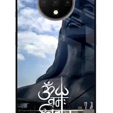 Om Namah Shivay Oneplus 7T Glass Case