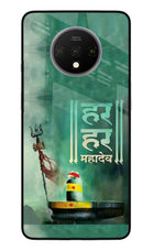 Har Har Mahadev Shivling Oneplus 7T Glass Case
