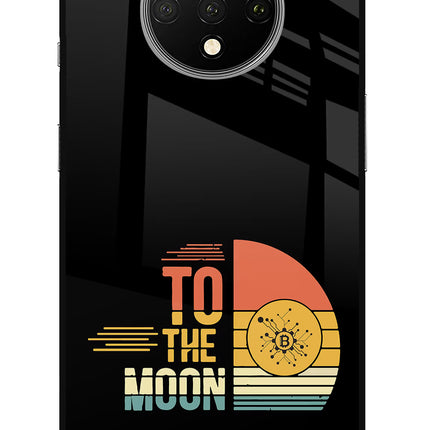 To the Moon Oneplus 7T Glass Case