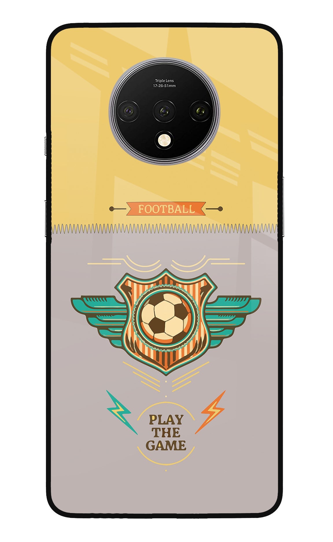 Football Oneplus 7T Back Cover