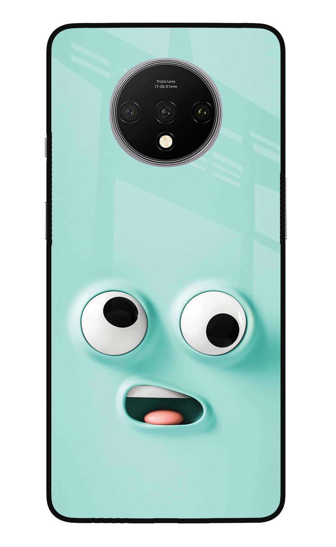 Funny Cartoon Oneplus 7T Glass Case