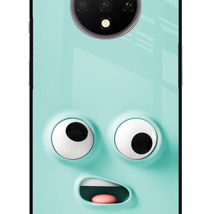Funny Cartoon Oneplus 7T Glass Case