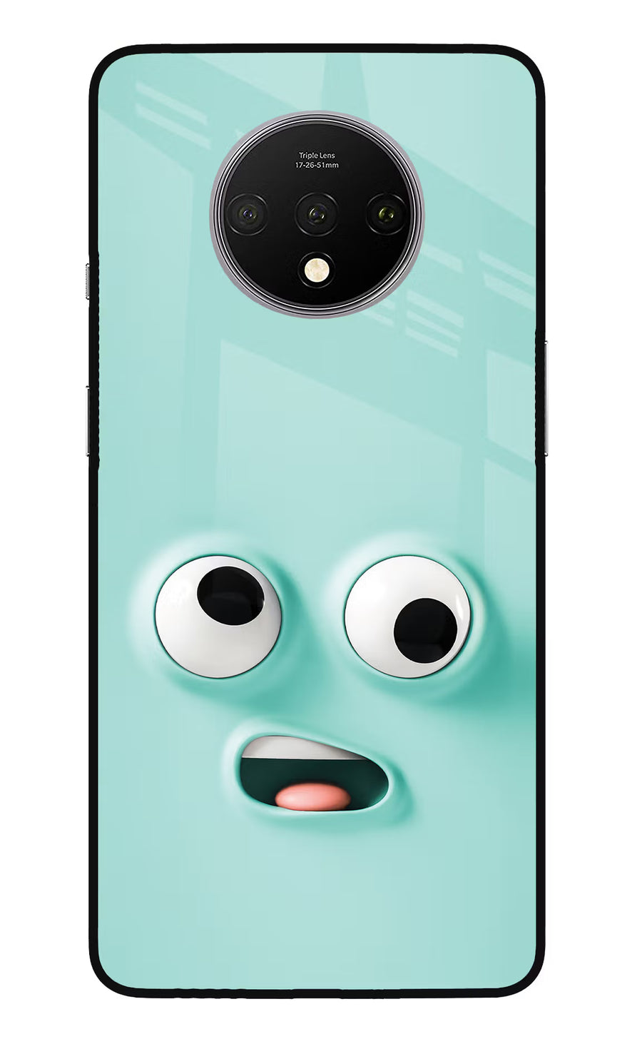 Funny Cartoon Oneplus 7T Back Cover, Glass case