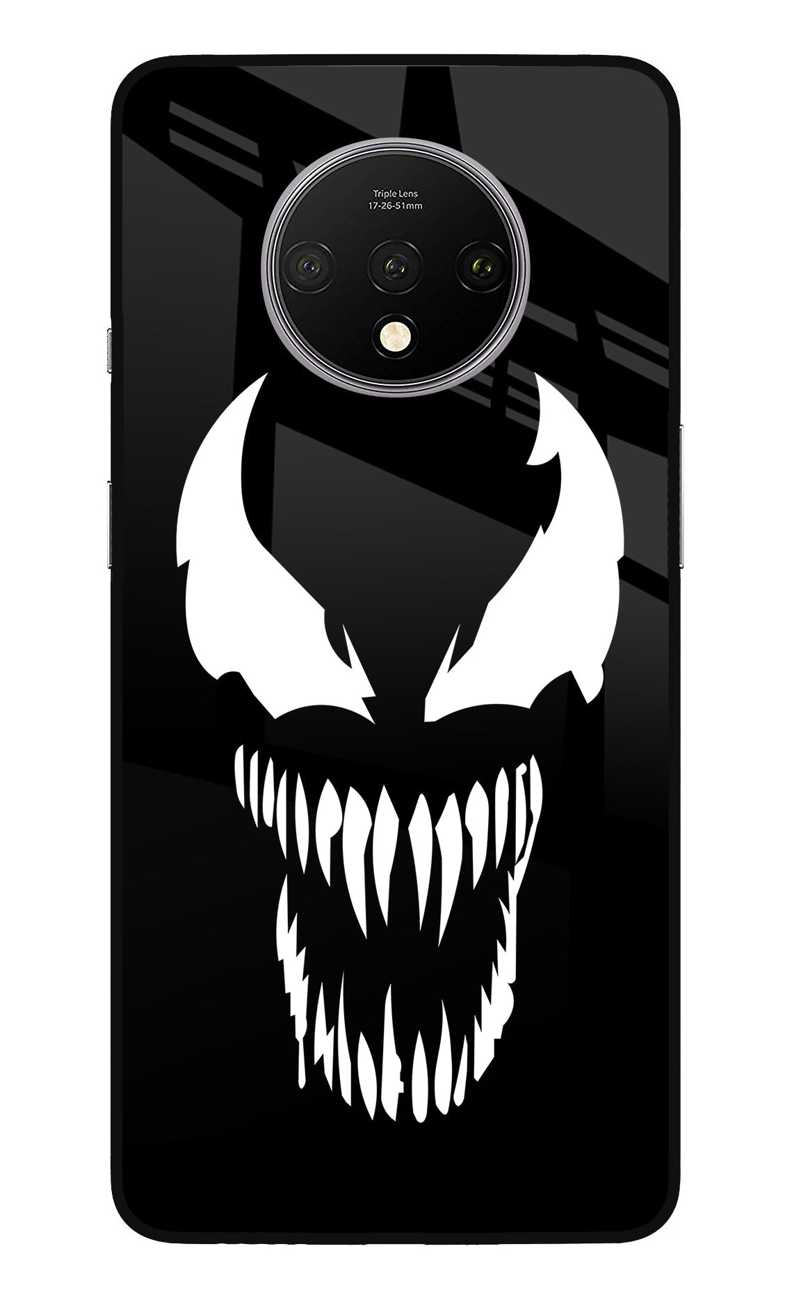 Venom Oneplus 7T Glass Case