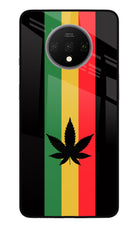 Weed Flag Oneplus 7T Glass Case