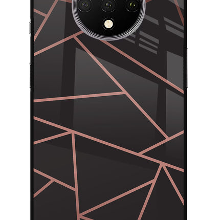 Geometric Pattern Oneplus 7T Glass Case