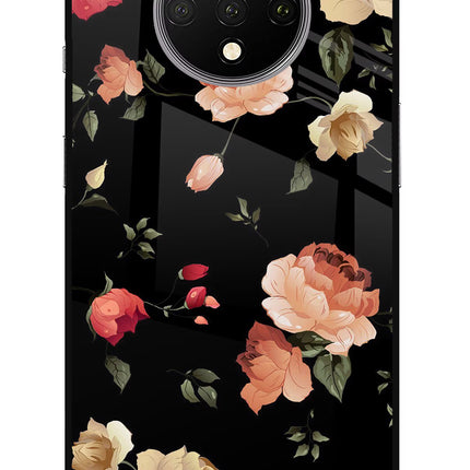 Flowers Oneplus 7T Glass Case