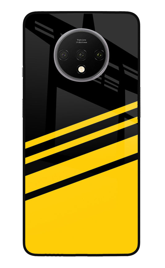 Yellow Shades Oneplus 7T Glass Case