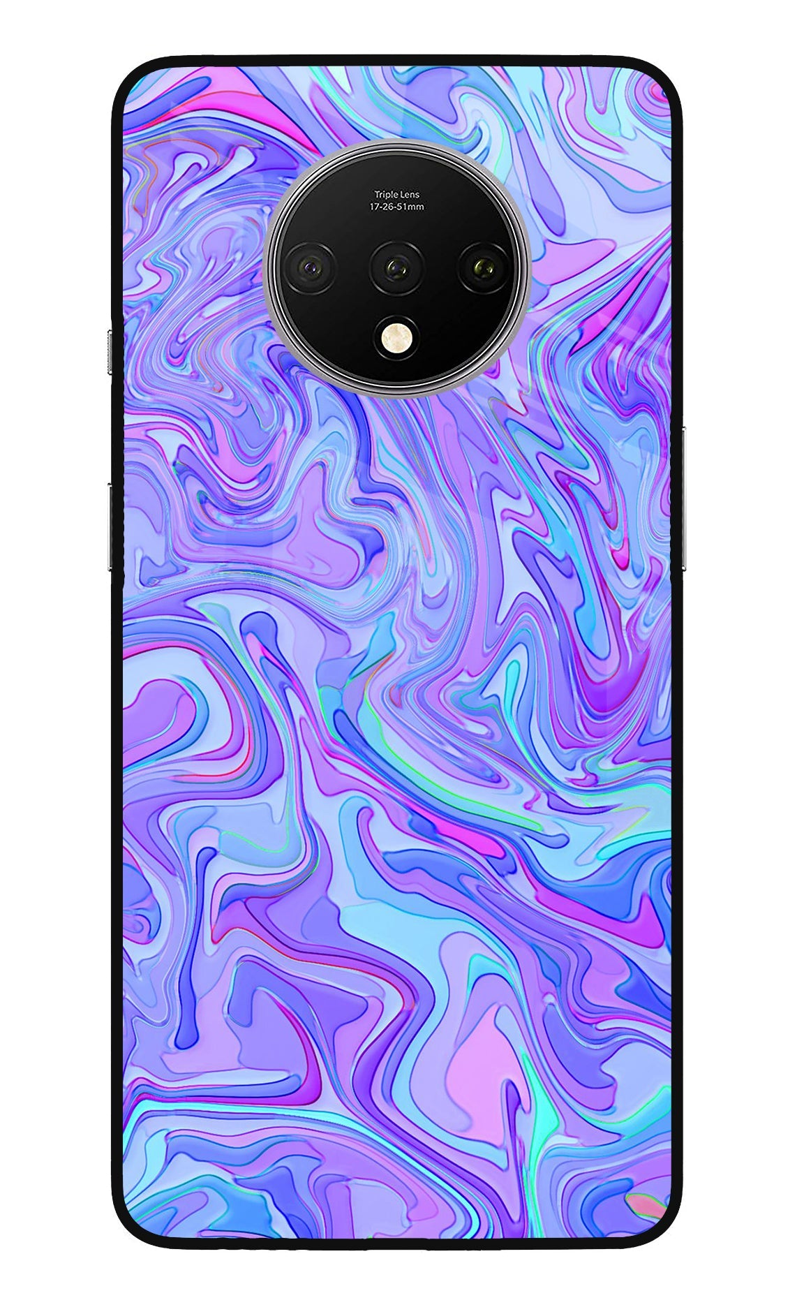 Glitter Oneplus 7T Glass Case