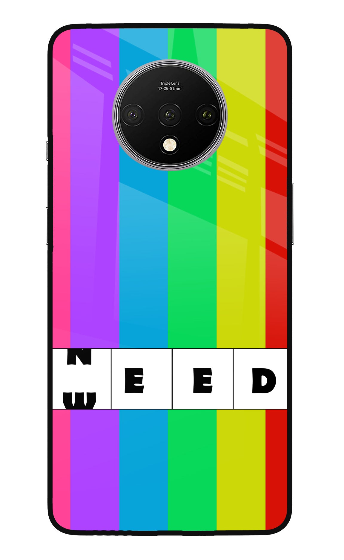 Need Weed Oneplus 7T Glass Case