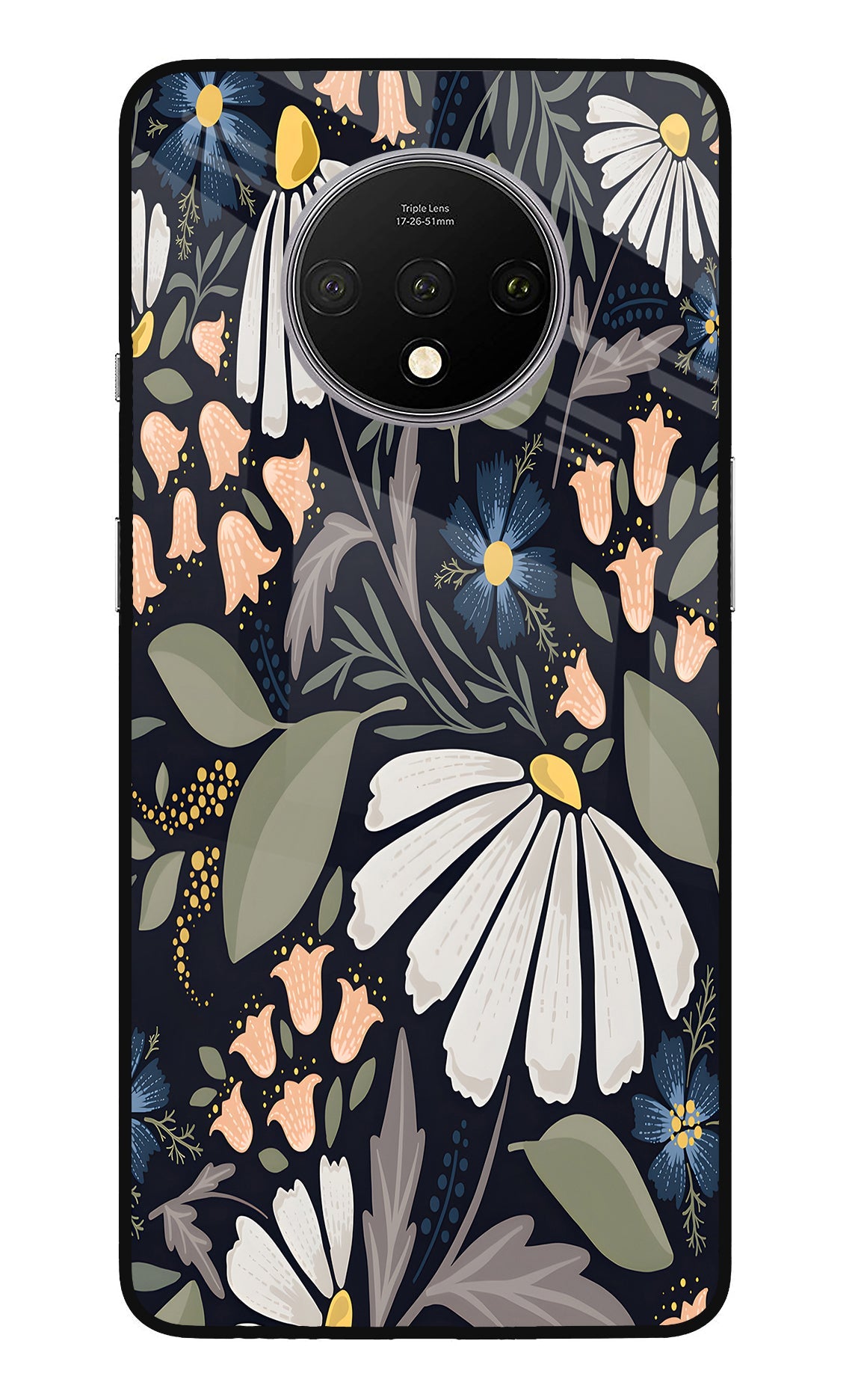 Flowers Art Oneplus 7T Back Cover