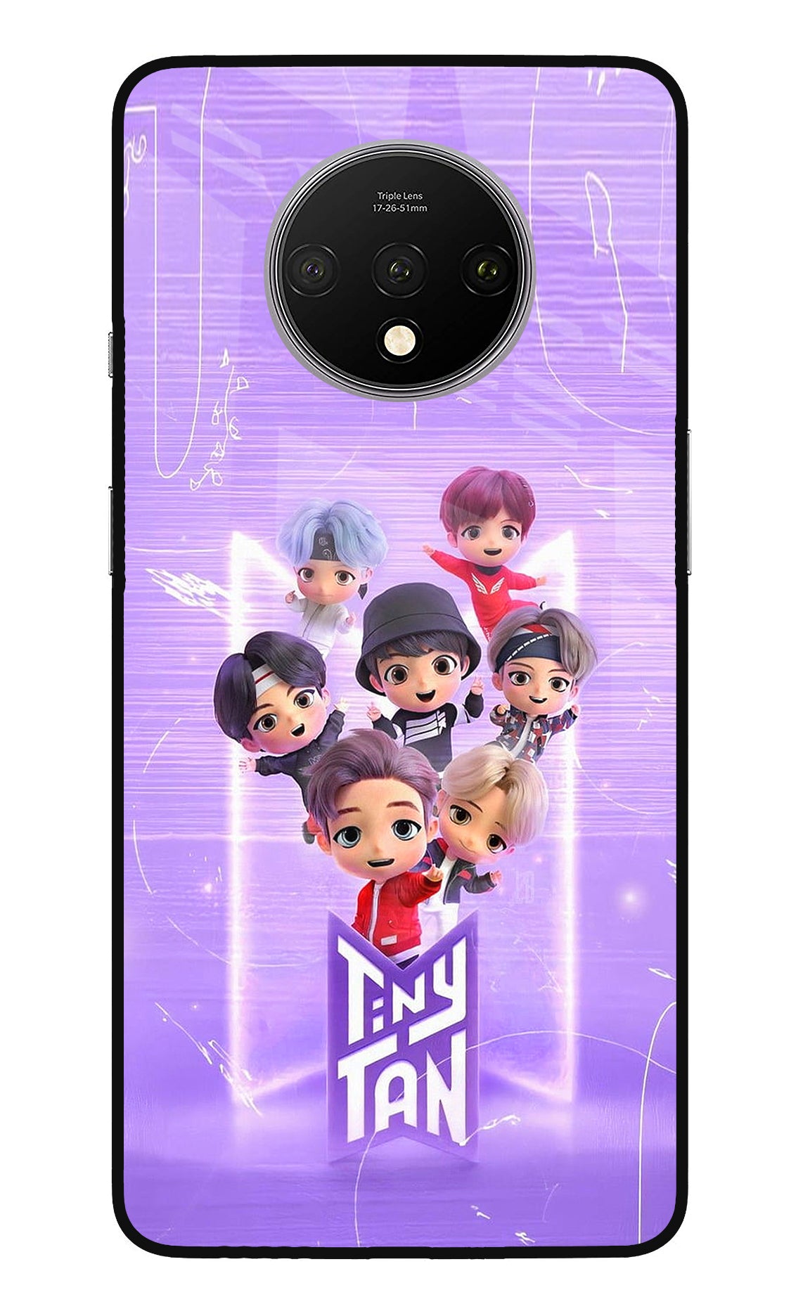 BTS Tiny Tan Oneplus 7T Back Cover