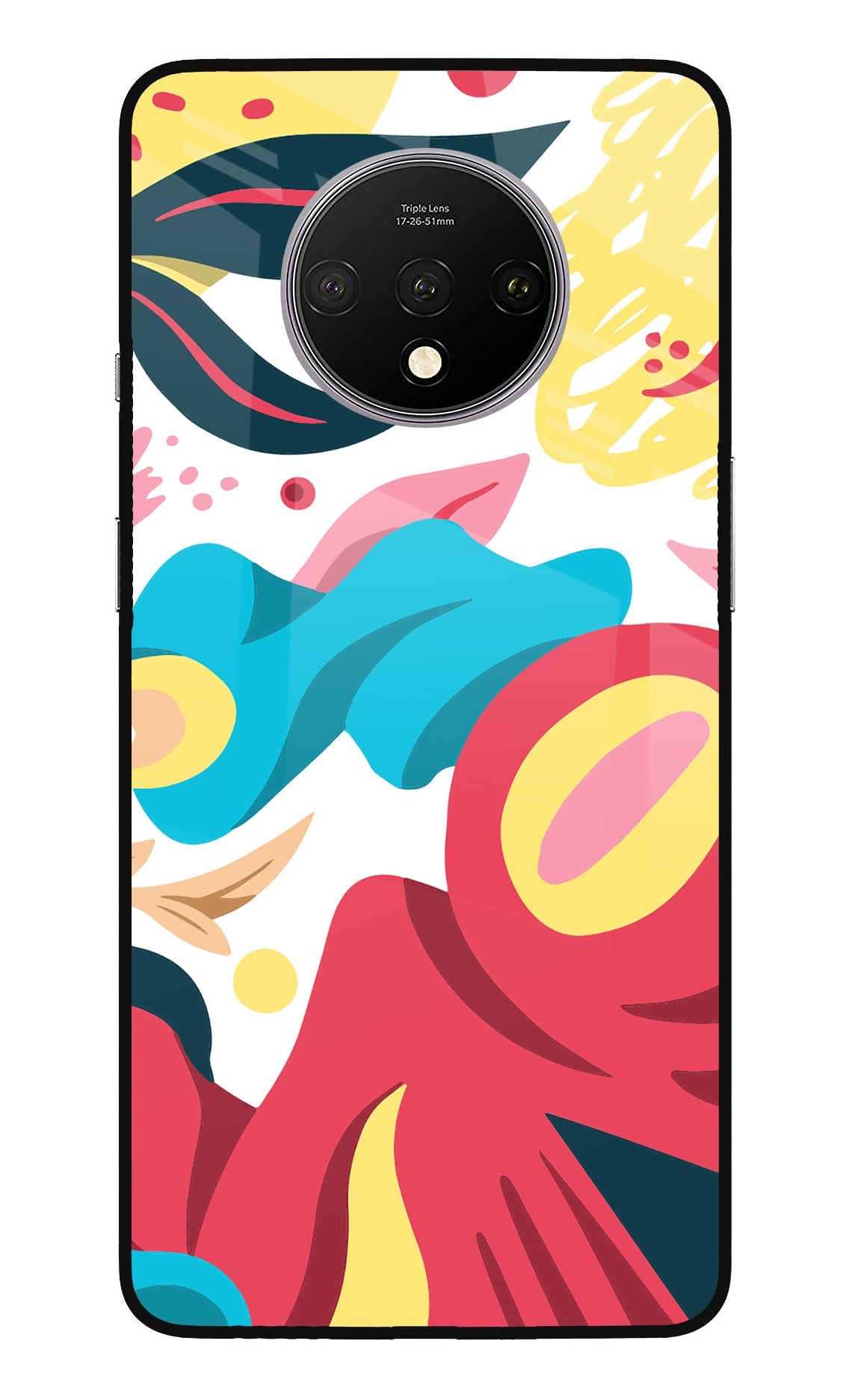 Trippy Art Oneplus 7T Glass Case