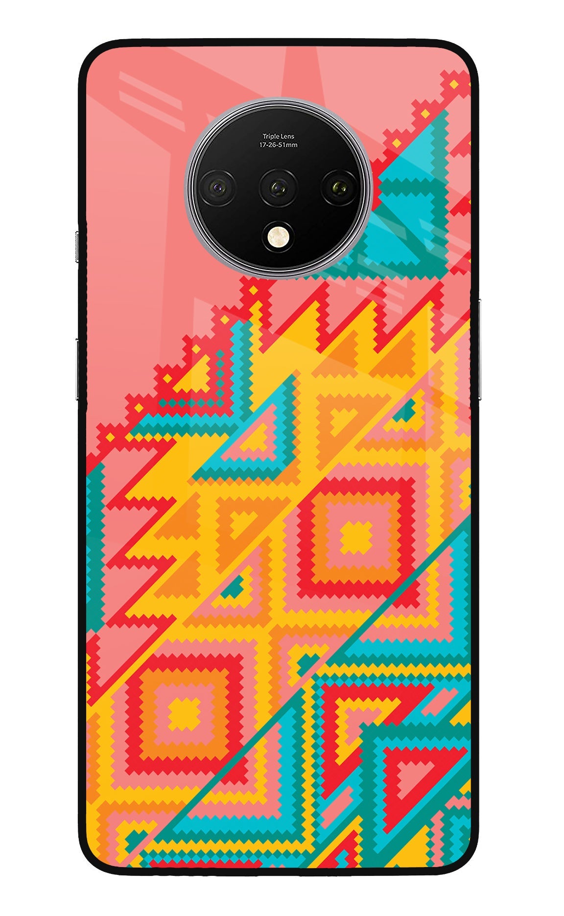 Aztec Tribal Oneplus 7T Glass Case