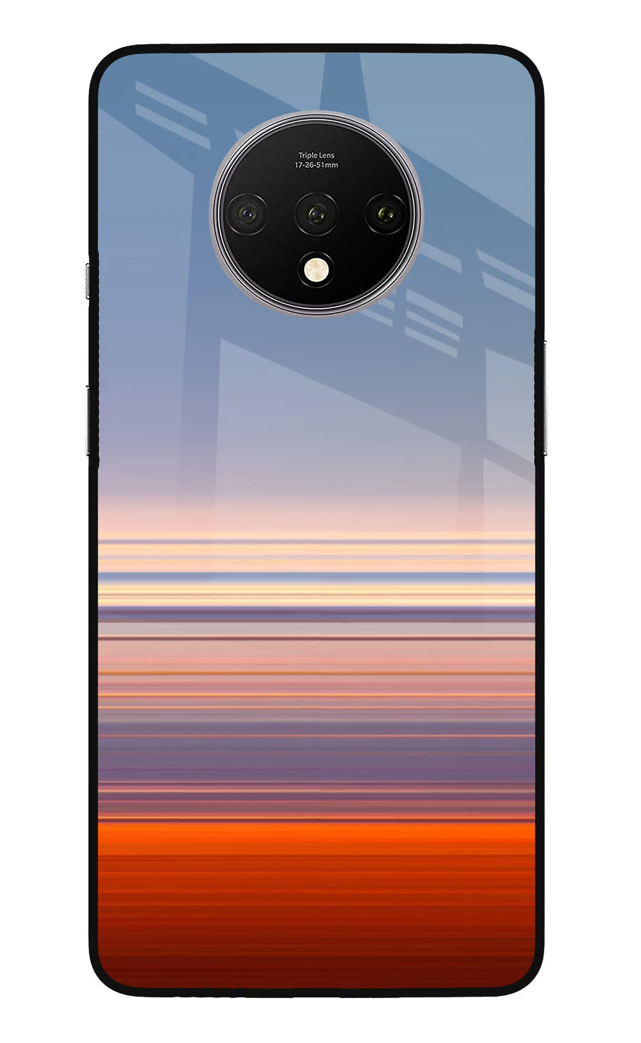 Morning Colors Oneplus 7T Back Cover, Glass case