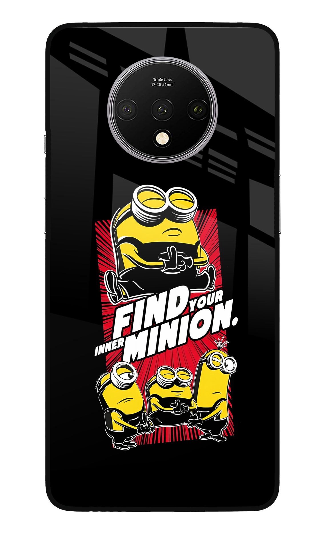 Find your inner Minion Oneplus 7T Glass Case