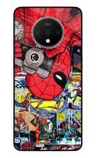 Spider Man Oneplus 7T Glass Case Back Cover by Casekaro