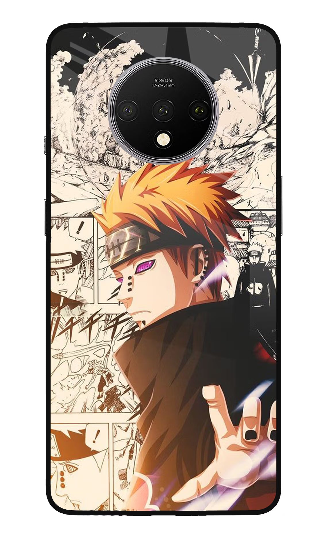 Pain Anime Oneplus 7T Glass Case Back Cover by Casekaro