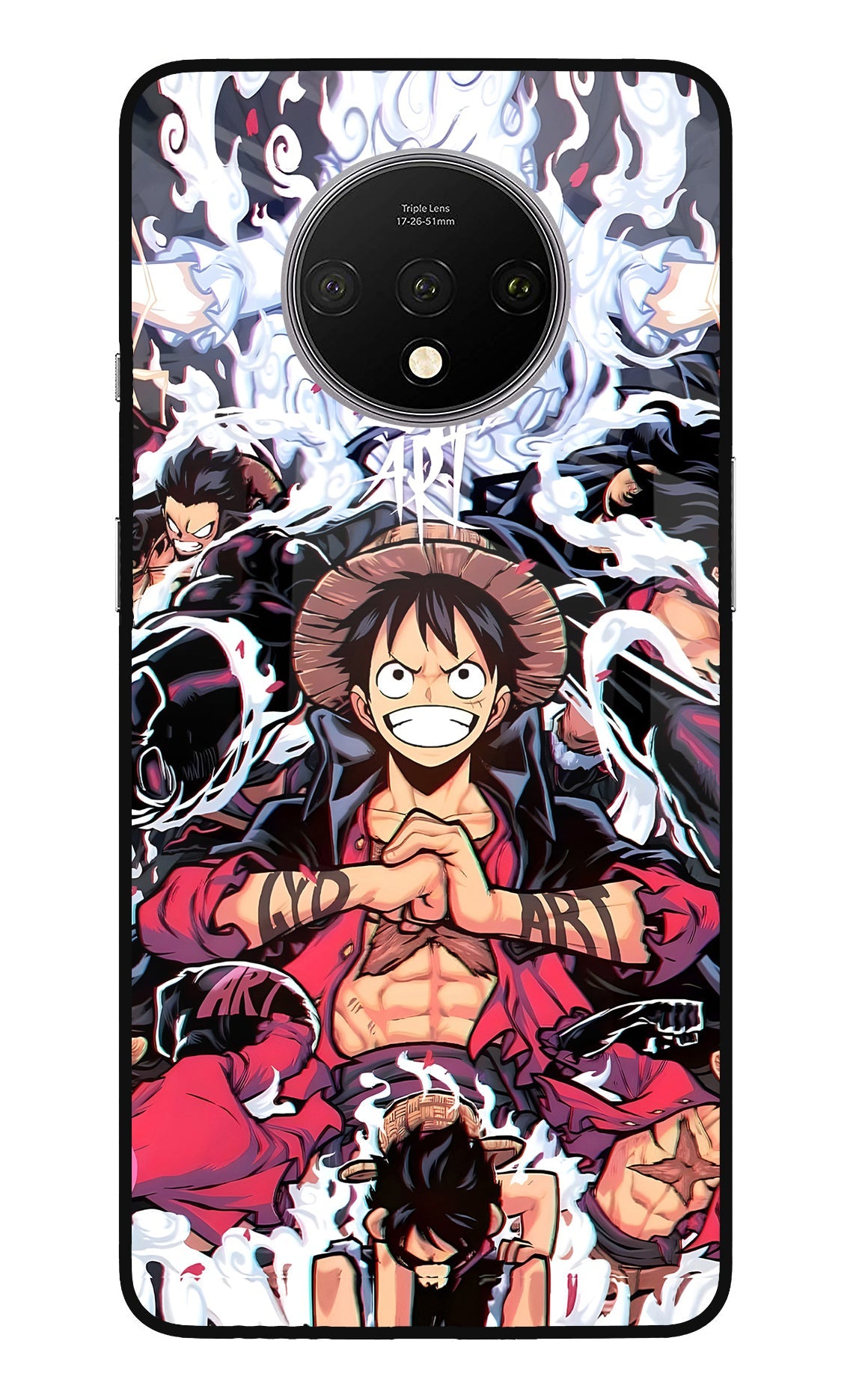 One Piece Anime Oneplus 7T Glass Case