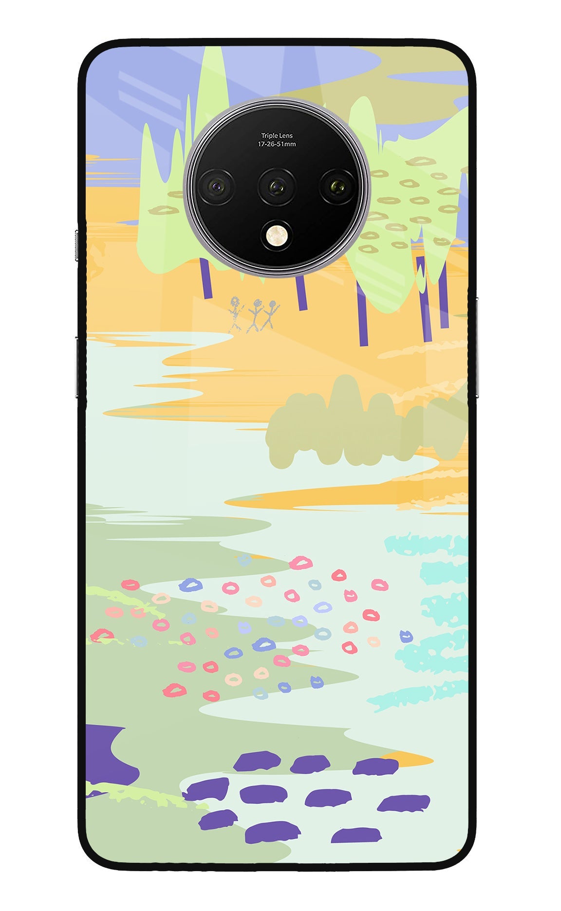 Scenery Oneplus 7T Glass Case