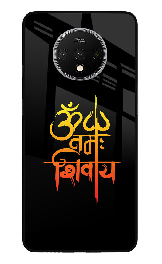 Om Namah Shivay Oneplus 7T Glass Case