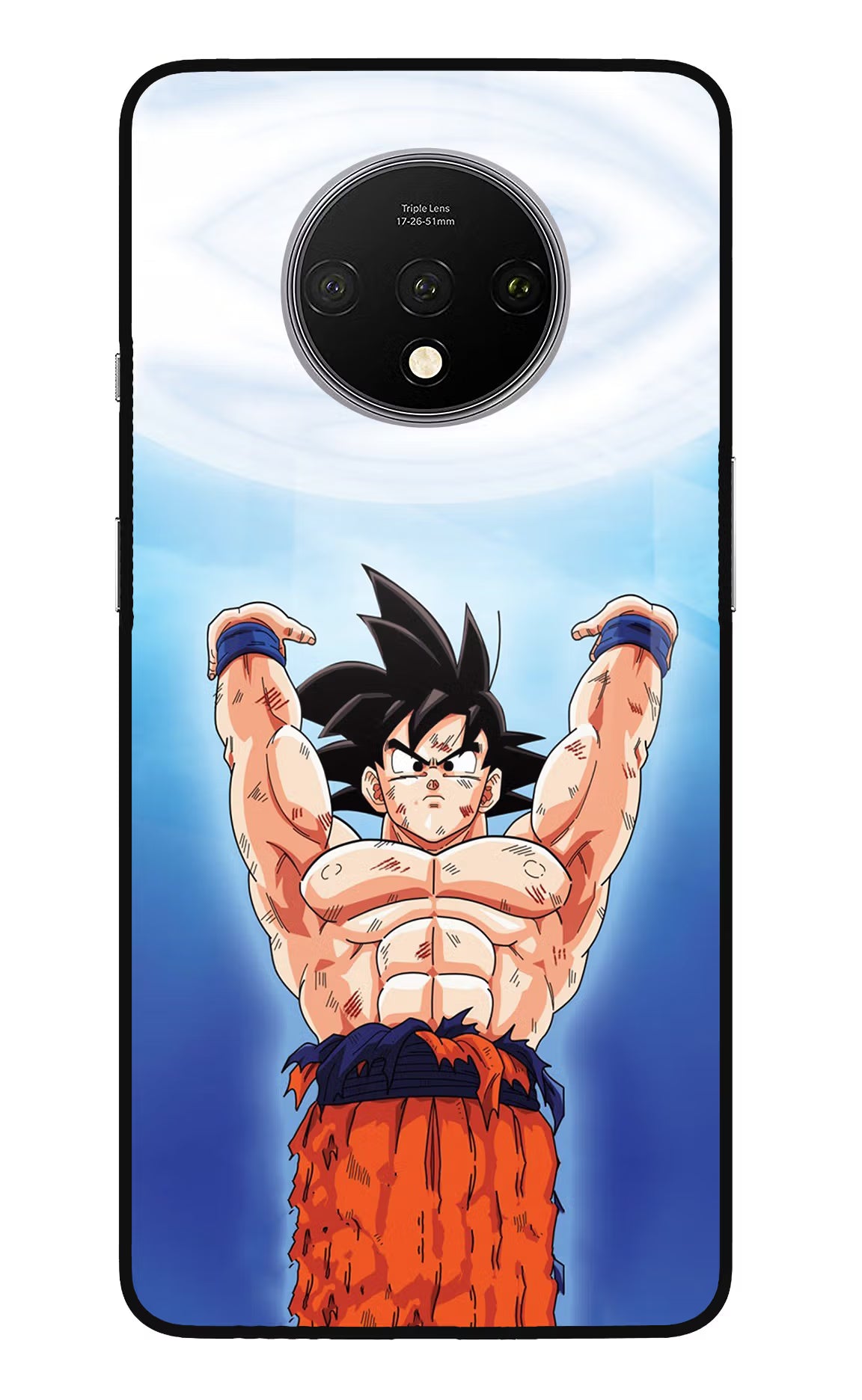 Goku Power Oneplus 7T Glass Case