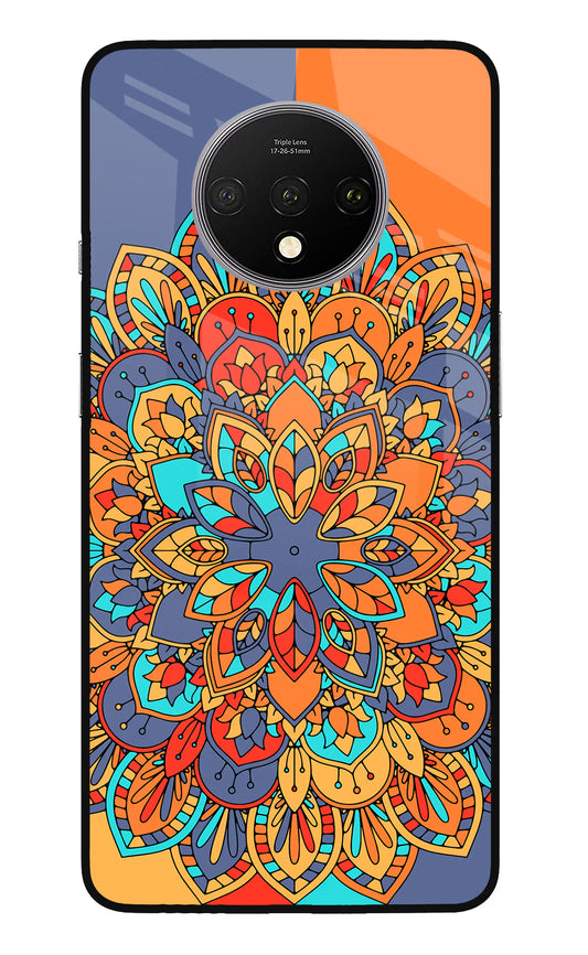 Color Mandala Oneplus 7T Glass Case