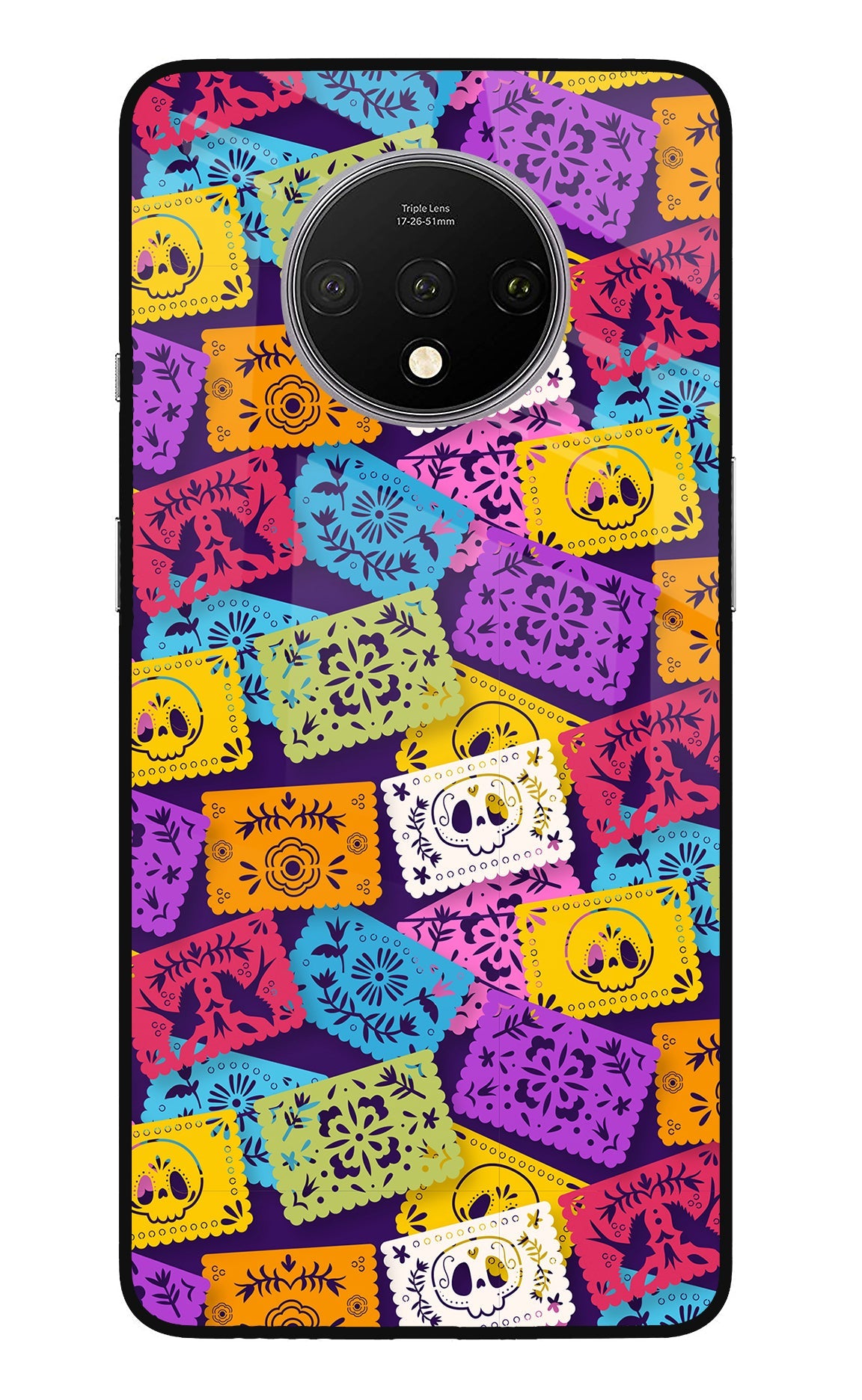 Mexican Pattern Oneplus 7T Glass Case