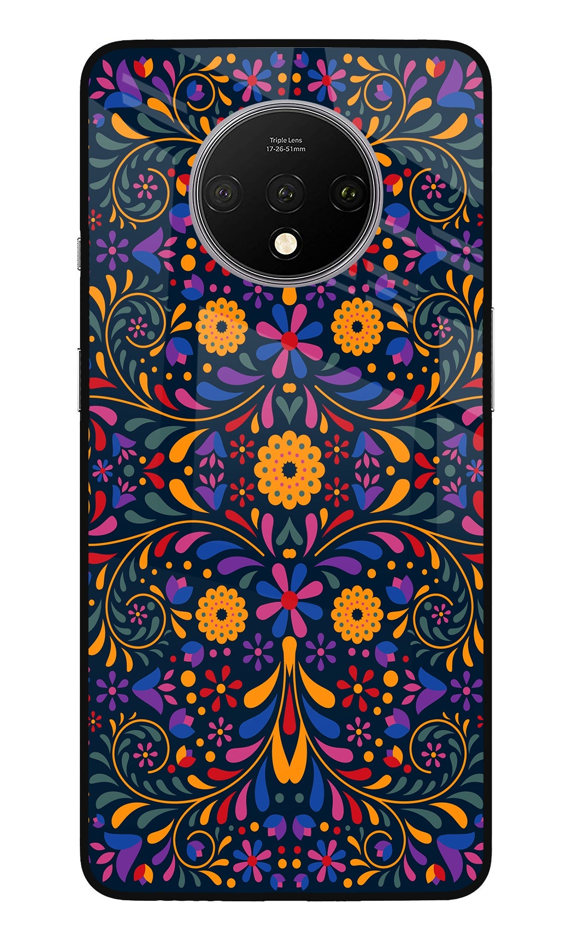 Mexican Art Oneplus 7T Glass Case