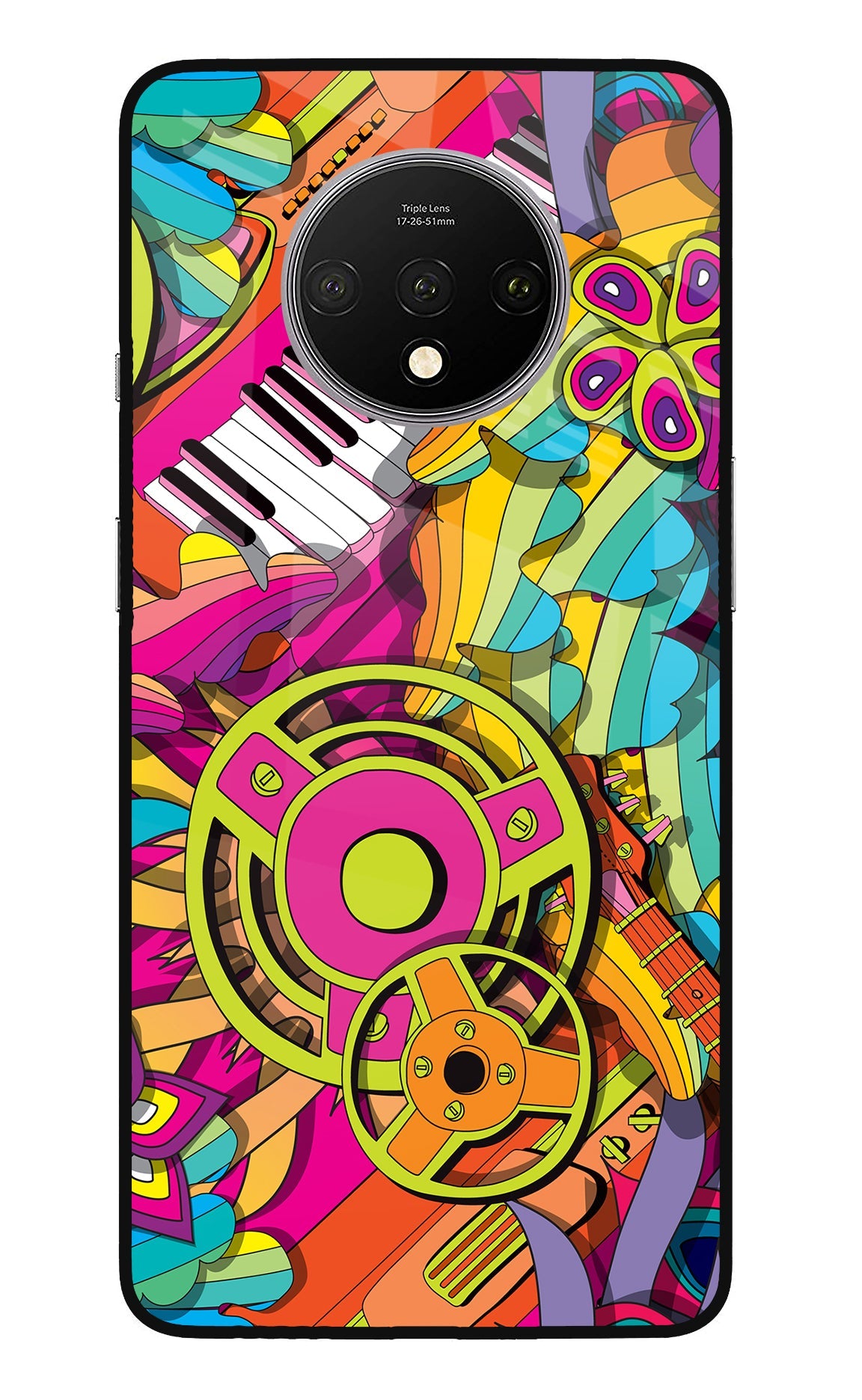 Music Doodle Oneplus 7T Back Cover