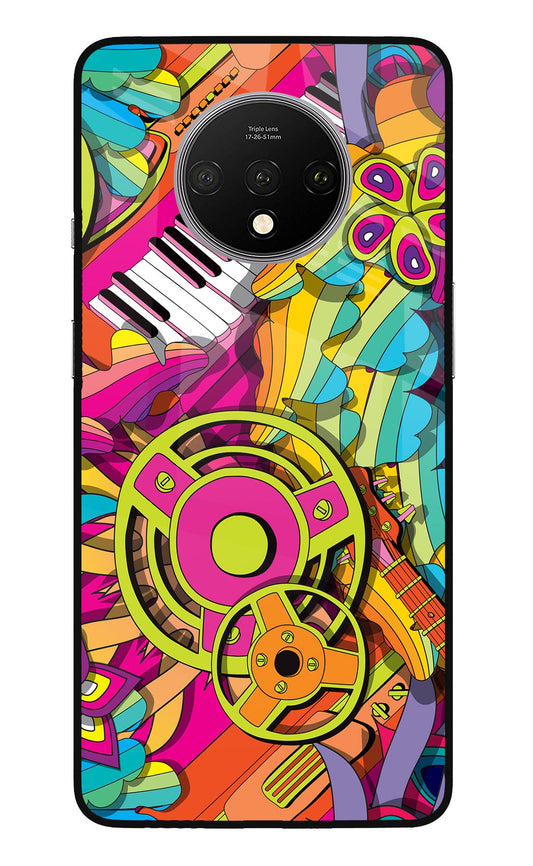 Music Doodle Oneplus 7T Glass Case