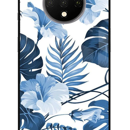 Fabric Art Oneplus 7T Glass Case