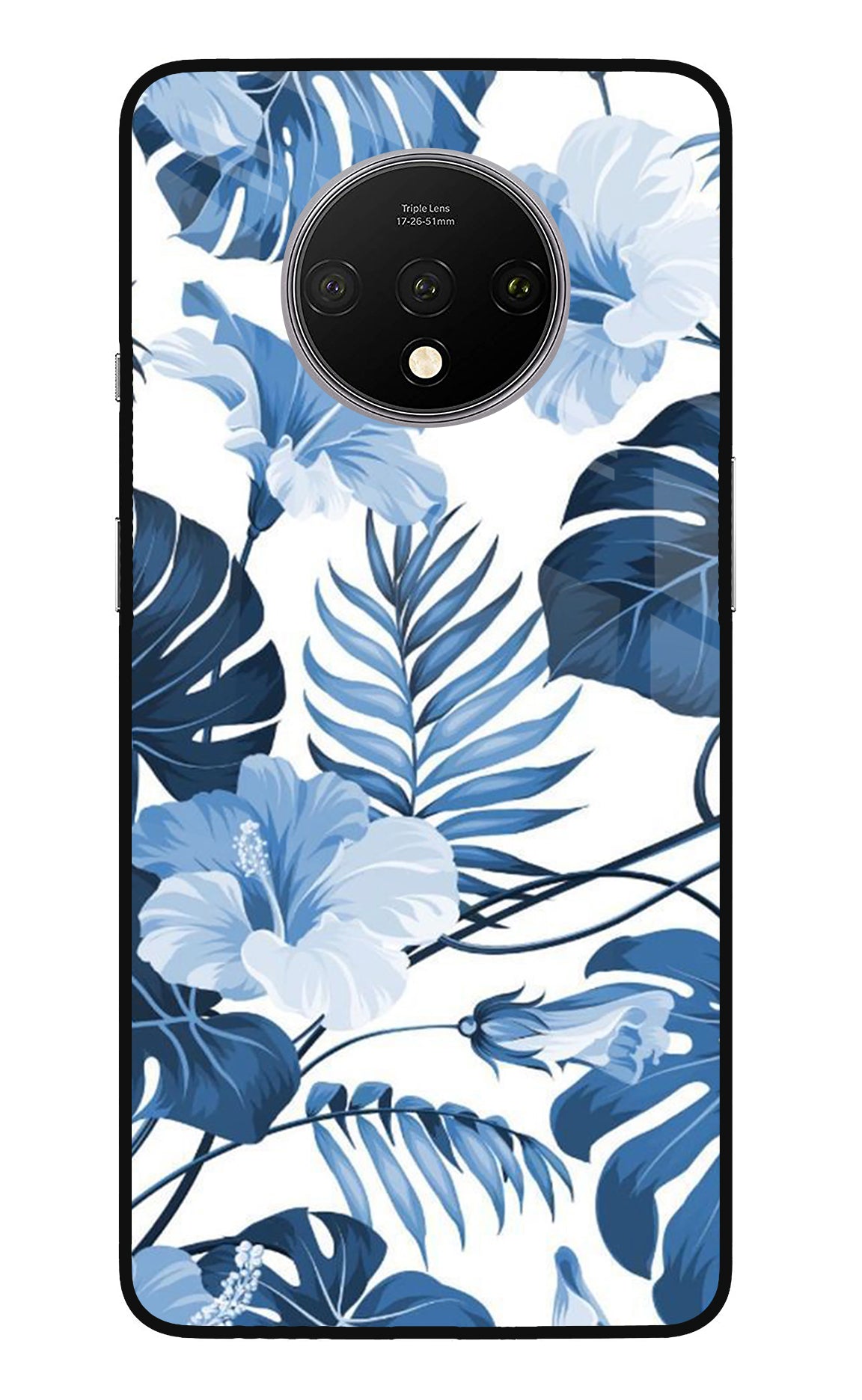 Fabric Art Oneplus 7T Glass Case