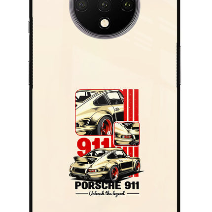 Classic Porsche 911 Oneplus 7T Glass Case