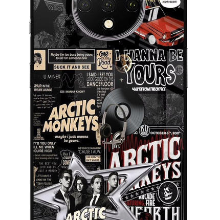 Arctic Monkeys Oneplus 7T Glass Case