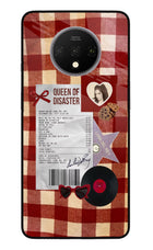 Queen of Disaster Oneplus 7T Glass Case