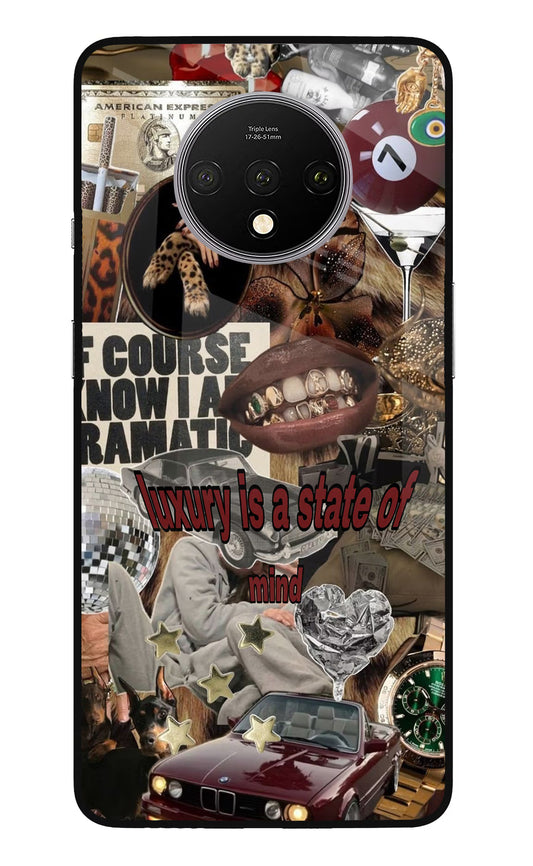 Luxury Oneplus 7T Glass Case