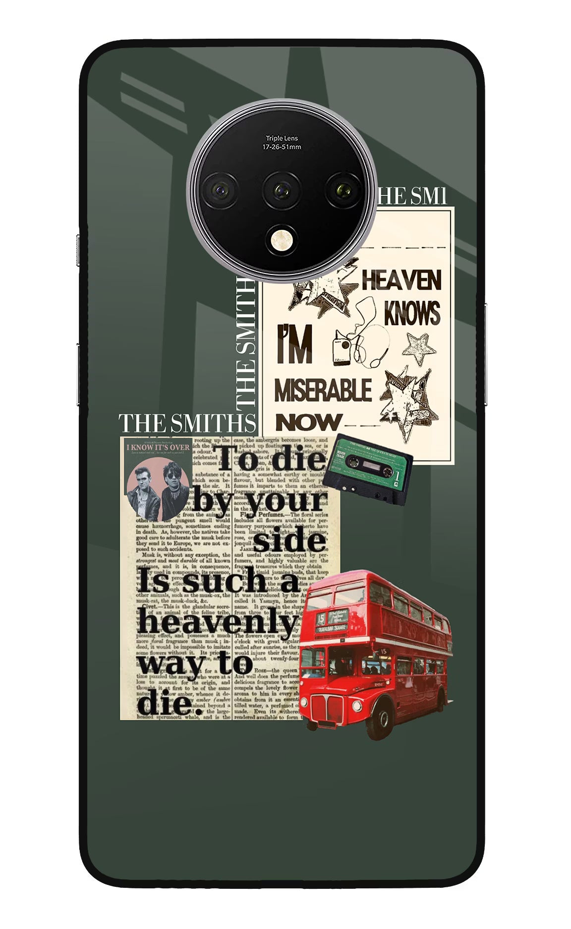 The Smiths Oneplus 7T Glass Case Back Cover by Casekaro