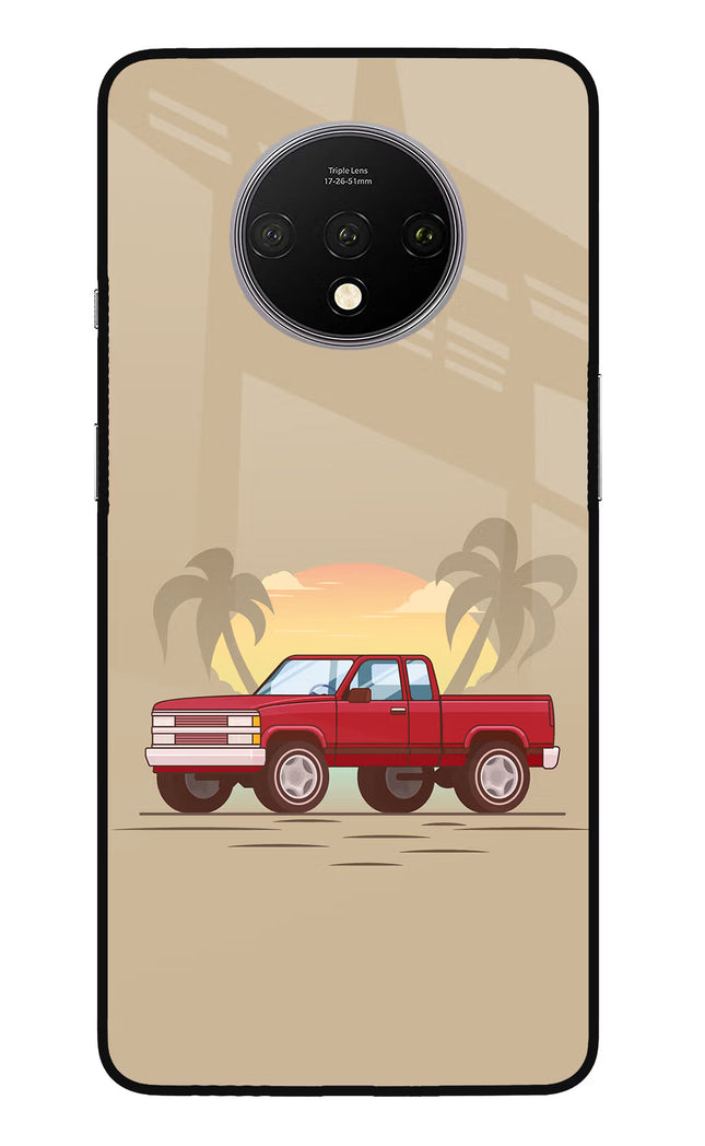 Desert Classic Drive Oneplus 7T Glass Case