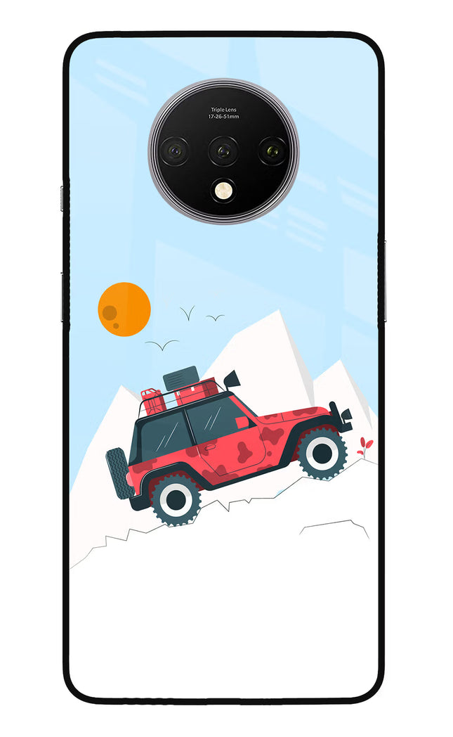 Mountain Trail Beast Oneplus 7T Glass Case