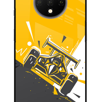 Track King Oneplus 7T Glass Case