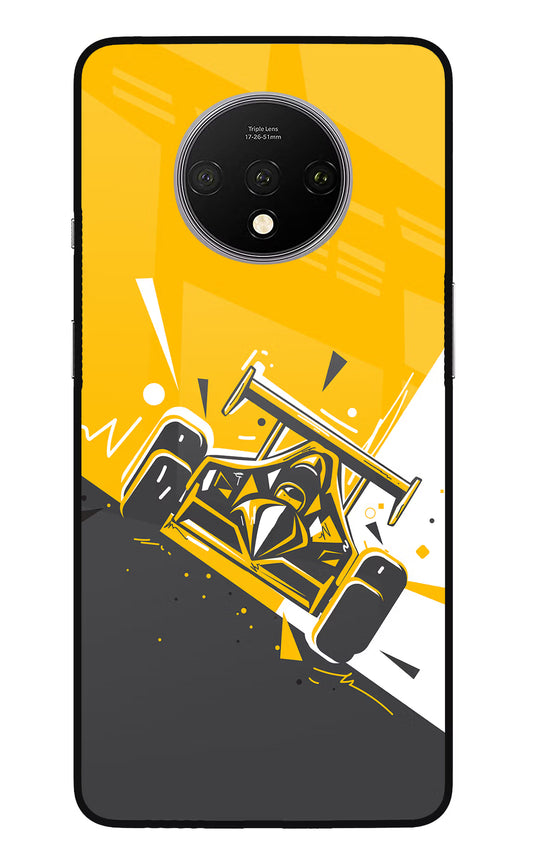Track King Oneplus 7T Glass Case