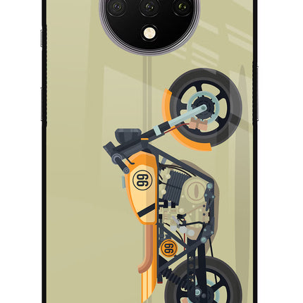 Vertical Speedster Oneplus 7T Glass Case
