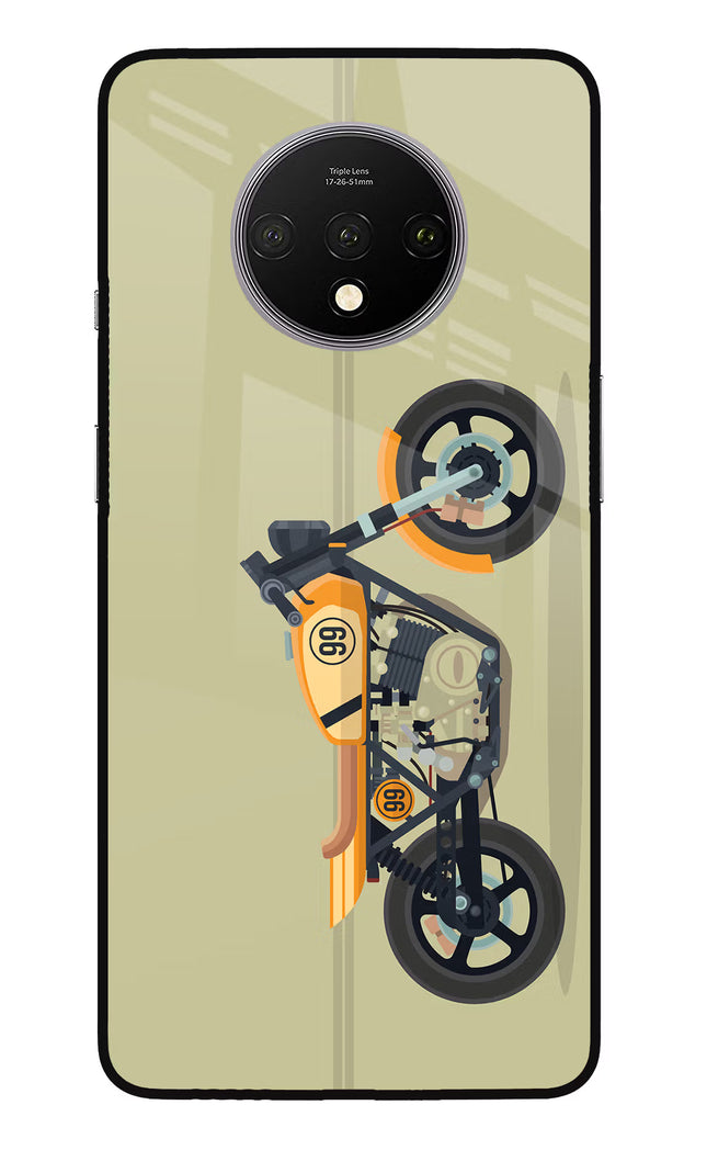 Vertical Speedster Oneplus 7T Glass Case