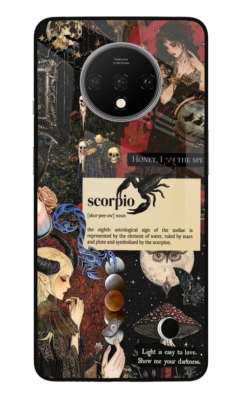 Scorpio Zodiac Oneplus 7T Glass Case